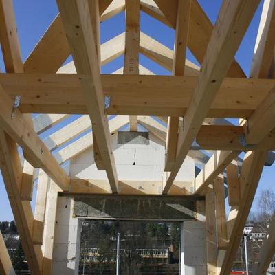 Detail Satteldachgaube