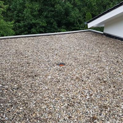 Garagendach nach Sanierung